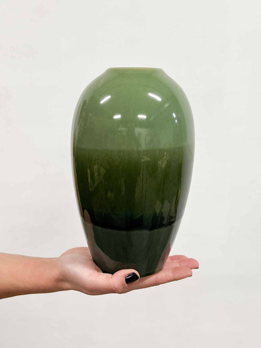 VASO CRAQUELÈ » Sfumato verde H25,5CM - ROLANDO