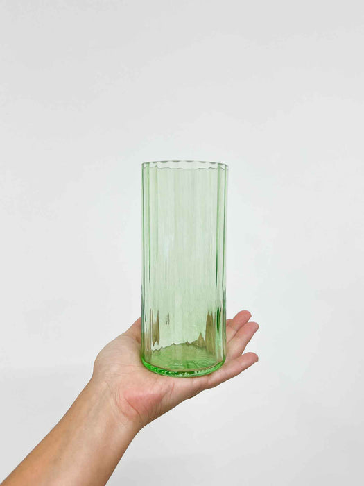 GLASS VASE » green small - CESARE